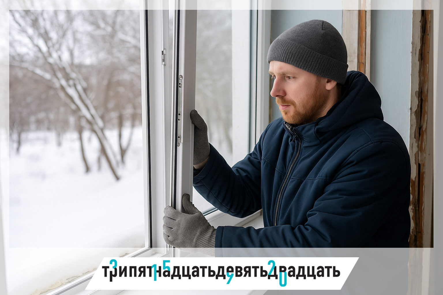 Как проходит монтаж зимой